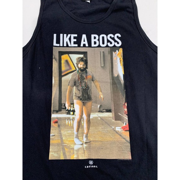Caesars Like A Boss Black Graphic Top Tank Size 2XL - Picture 3 of 10